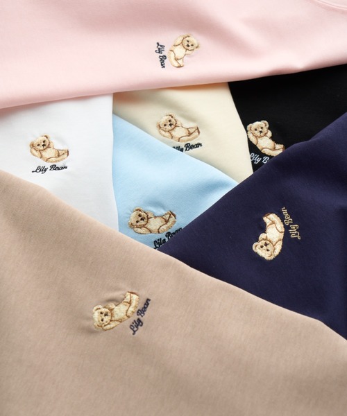 「LILY BROWN」 半袖Tシャツ FREE ネイビー レディース_画像8