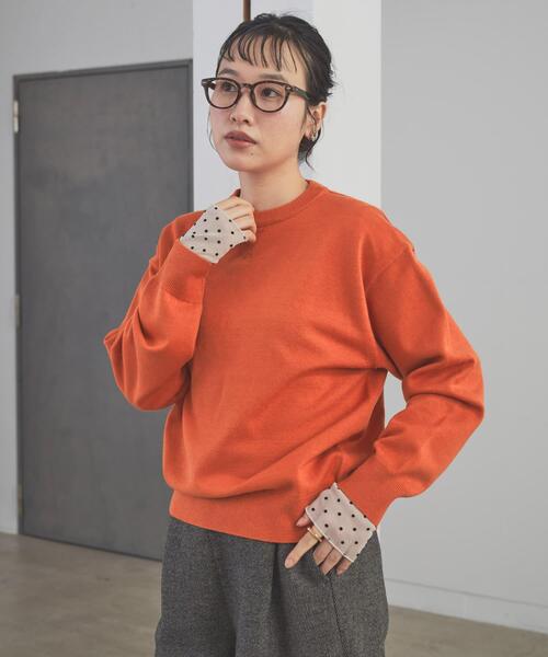 URBAN RESEARCH DOORS（アーバンリサーチドアーズ） tシャツ 袖ドット