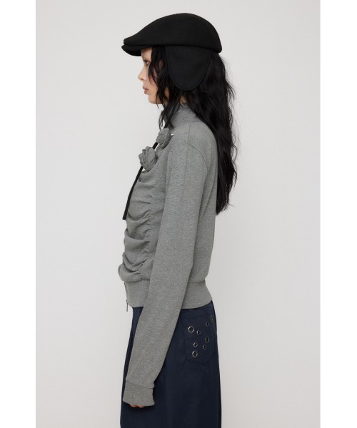 本日で出品終了‼️LAGUA GEM EYELET ZIP CUT トップス LAGUA GEM | EYELET ZIP CUT トップス (Tシャツ・カットソー(長袖