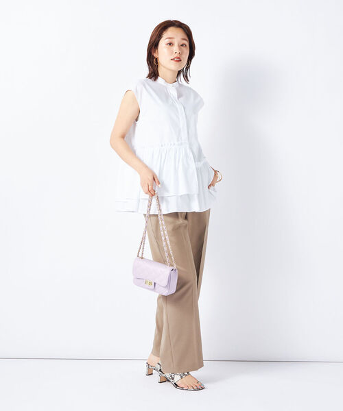 「NOLLEY'S Sophi」 ノースリーブブラウス 38 ブルー系その他3 レディース_画像7