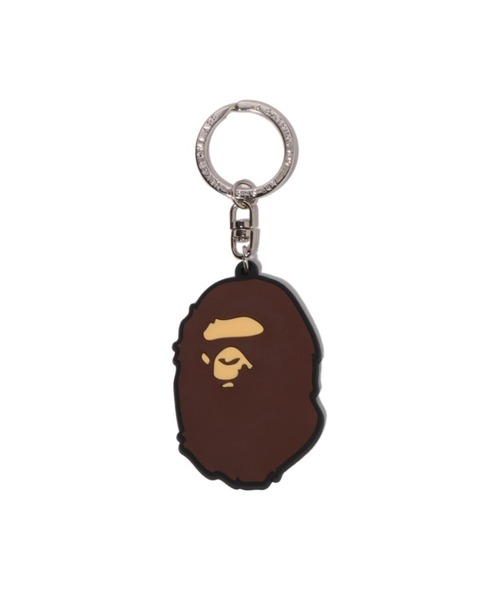 A BATHING APE（アベイシングエイプ） キーホルダー APE HEAD RUBBER