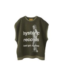 ヒステリックグラマーのベスト HYSTERIC GLAMOUR（ヒステリックグラマー） ベスト ジレ BAD GIRL