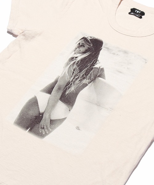 [TMT] короткий рукав футболка LARGE розовый мужской 