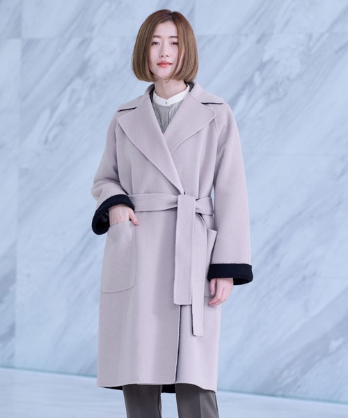 AOYAMA ピーコート pコート カシミヤの風合いの良さ、暖かさ、軽さを