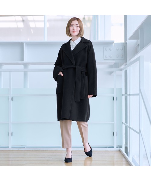 AOYAMA ピーコート pコート カシミヤの風合いの良さ、暖かさ、軽さを