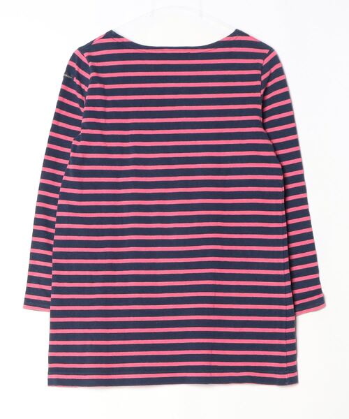 「Le Minor」 ボーダー柄長袖カットソー 0 ネイビー レディース_画像2
