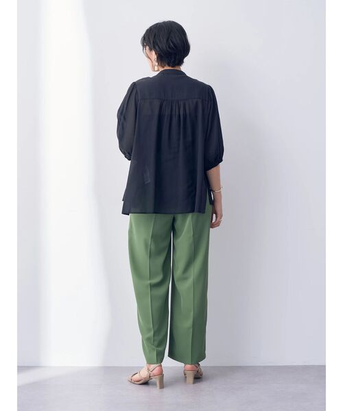 「Editt by YECCA VECCA」 半袖ブラウス FREE ブラック レディース_画像3