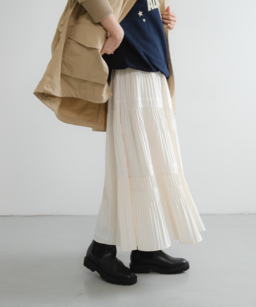 URBAN RESEARCH（アーバンリサーチ） スカート プリーツティアード