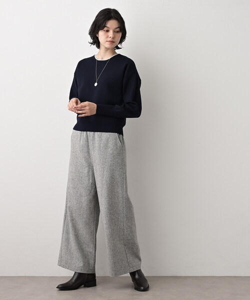 Dessin（デッサン） ニット セーター 「洗える」カシミヤブレンド