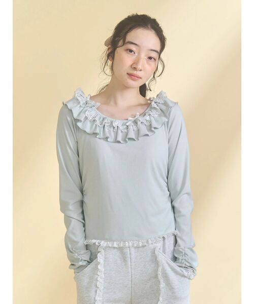 merry jenny（メリージェニー） tシャツ romantic frill tops