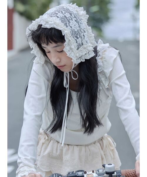 メリージェニー❤︎フリルトップス romantic frill tops（Tシャツ/カットソー）｜merry jenny（メリー