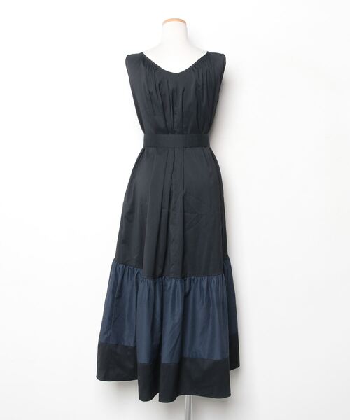 「UNITED TOKYO」 ノースリーブワンピース 1 ブラック レディース_画像2