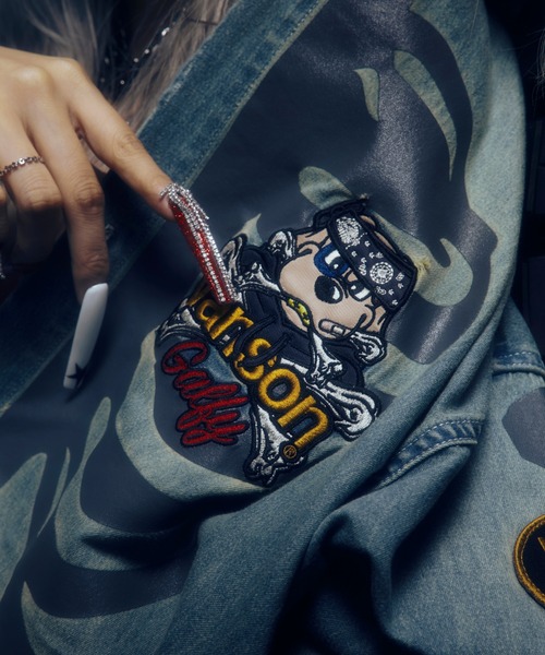 GALFY（ガルフィー） シャツ JACKROSE×VANSON×GALFY-骨犬 Demin Shirt