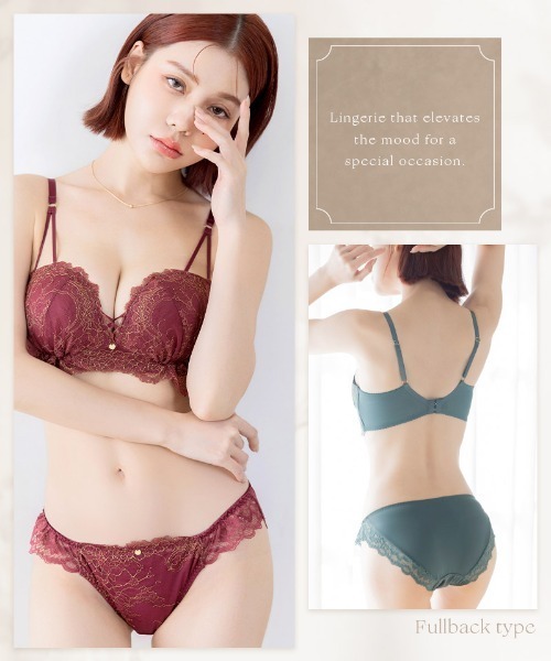 tu-hacci（ツーハッチ） ブラジャー ショーツセット ノエルフルール