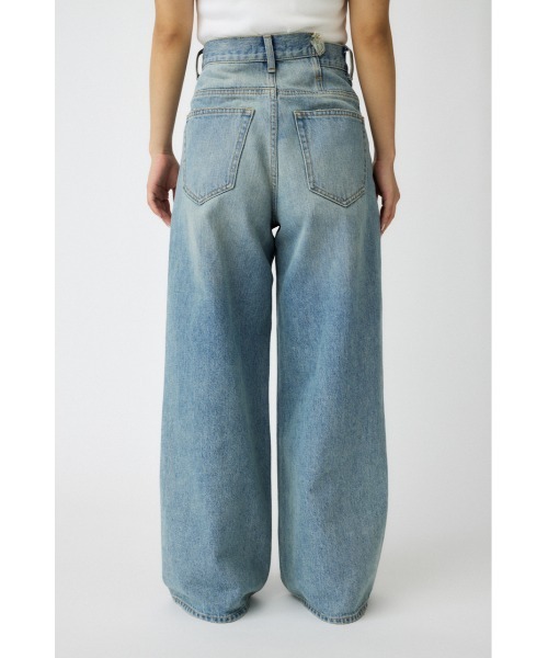クロスウエストワイドストレート ライトブルー サイズ0 クロスウエストワイドストレート ライトブルー サイズ0