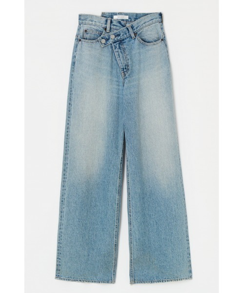 MOUSSY（マウジー） ジーンズ デニム デニムパンツ CROSS WAIST WIDE
