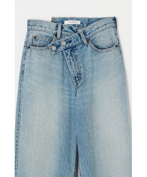 MOUSSY（マウジー） ジーンズ デニム デニムパンツ CROSS WAIST WIDE