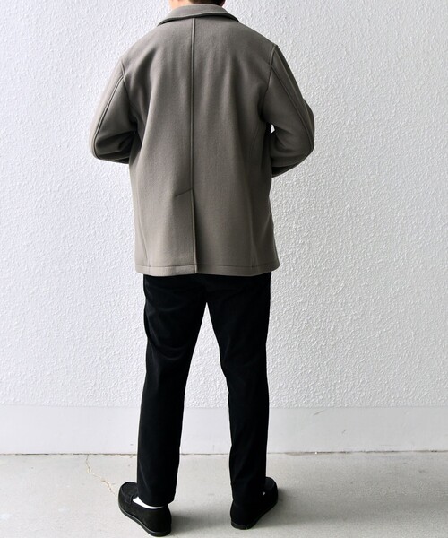 「SHIPS any」 ピーコート X-LARGE ネイビー メンズ_画像3