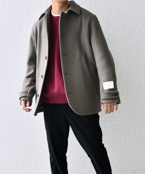 「SHIPS any」 ピーコート X-LARGE ネイビー メンズ_画像4