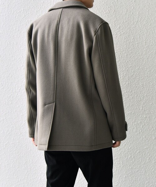 「SHIPS any」 ピーコート X-LARGE ネイビー メンズ_画像6