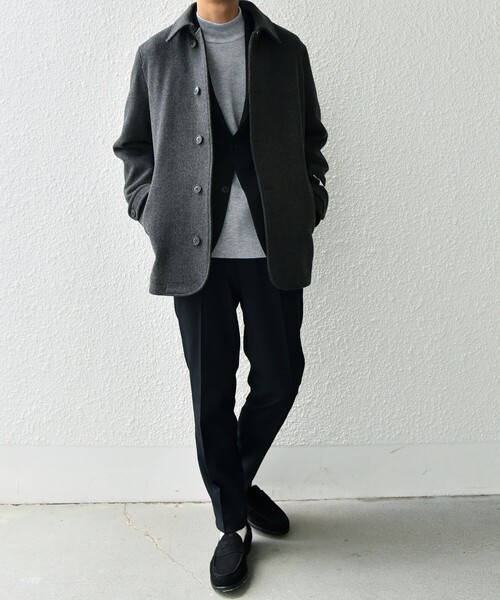 「SHIPS any」 ピーコート X-LARGE ネイビー メンズ_画像8