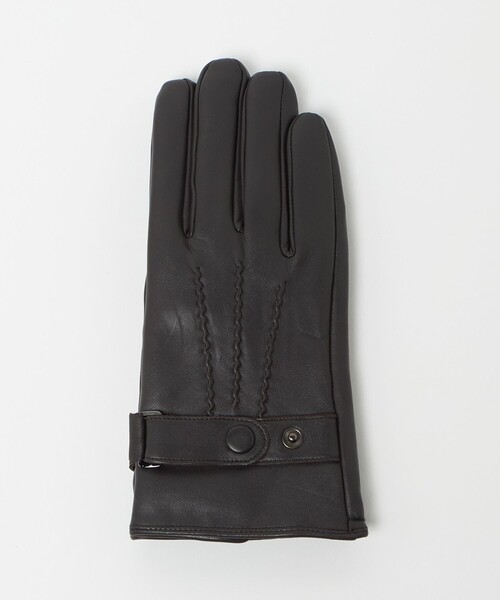 【DK.BROWN】ヘリンボーン シープレザー グローブ<A DAY IN THE LIFE> ヘリンボーン シープレザー グローブ＜A DAY IN THE LIFE＞