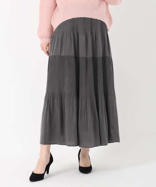 STRAWBERRY-FIELDS（ストロベリーフィールズ） スカート ルーナサテン_