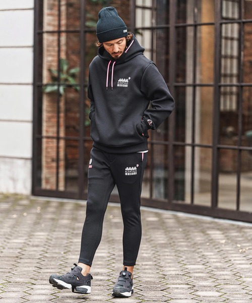 パンツ felkod 30%OFF【felkod(フィルコッド)】Heart Logo Cardboard Knit Pants