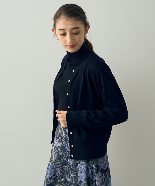 「YECCA VECCA」 ニットカーディガン FREE ボルドー レディース_画像5