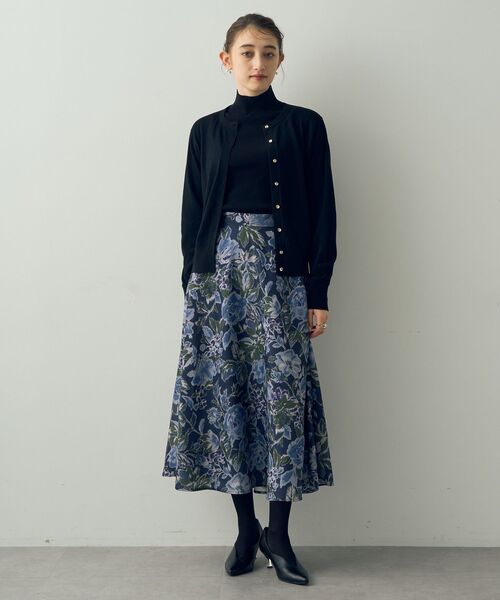 「YECCA VECCA」 ニットカーディガン FREE ボルドー レディース_画像9