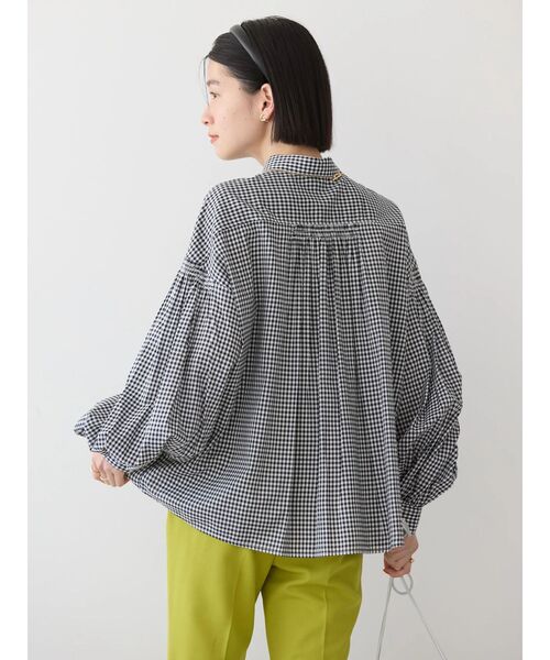 「AMERICAN HOLIC」 長袖シャツ L ブルー レディース_画像5