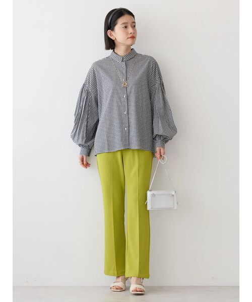 「AMERICAN HOLIC」 長袖シャツ L ブルー レディース_画像7