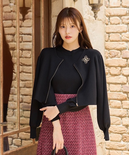 「SWINGLE」 フレアスカート MEDIUM ダークブルー レディース_画像6