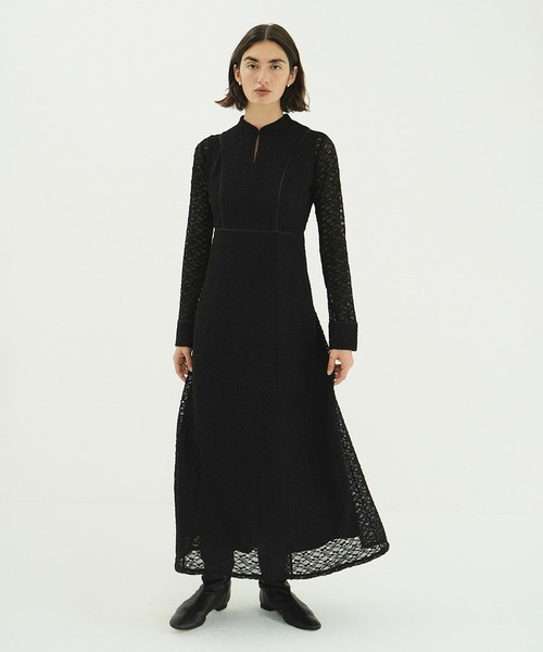 CLANE（クラネ） ワンピース PIPING LINE LACE ONE PIECE : ZOZOTOWN