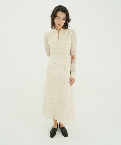 CLANE（クラネ） ワンピース PIPING LINE LACE ONE PIECE : ZOZOTOWN