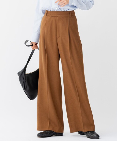 23区（ニジュウサンク） スラックス 38 ブラウン レディース