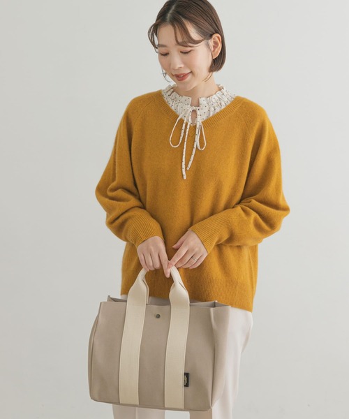 「F by ROSSO」 長袖ニット FREE ライトベージュ レディース_画像3