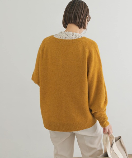 「F by ROSSO」 長袖ニット FREE ライトベージュ レディース_画像6