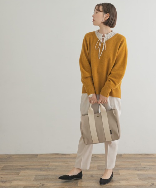 「F by ROSSO」 長袖ニット FREE ライトベージュ レディース_画像7