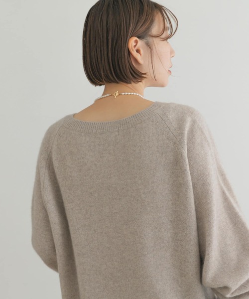 「F by ROSSO」 長袖ニット FREE ライトベージュ レディース_画像9