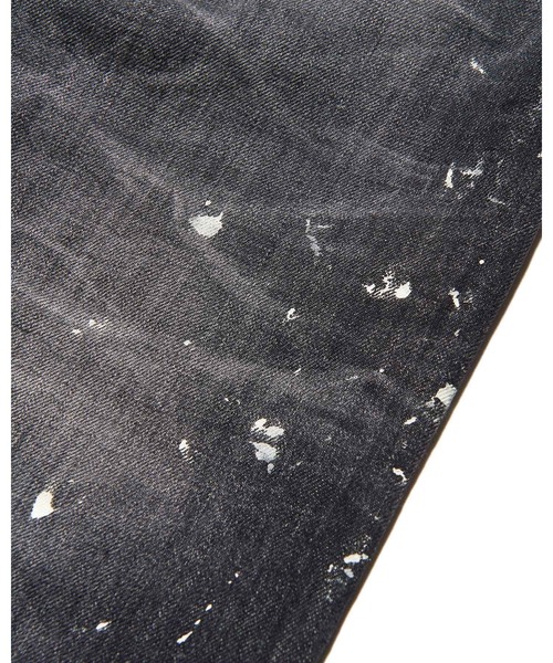 ジーンズ DAMAGED TAPERED-FIT JEANS メンズ レディースの画像