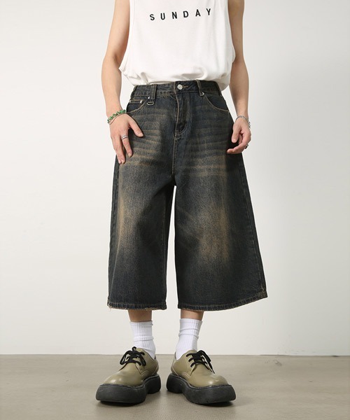 「Ressaca」 デニムパンツ X-LARGE ブルー メンズ_画像4