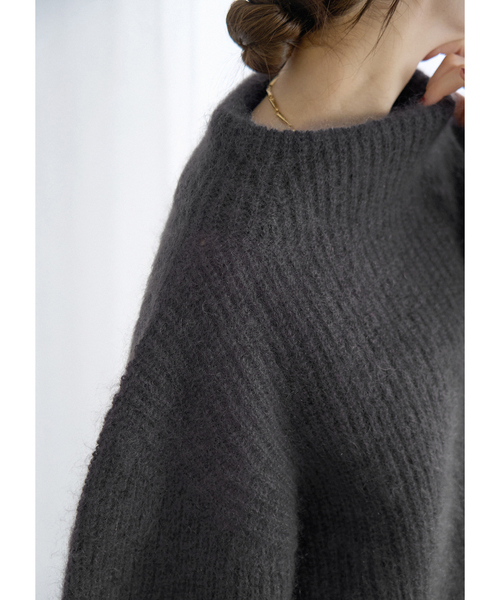 IENA（イエナ） ニット セーター キッドモヘヤミックス 片畦プル