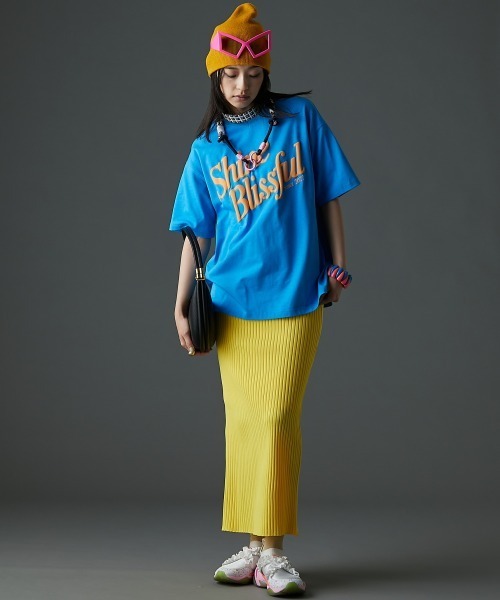 「GEVS.」 「SMILELAND」半袖Tシャツ 3L グリーン レディース_画像6