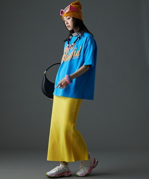 「GEVS.」 「SMILELAND」半袖Tシャツ 3L グリーン レディース_画像7