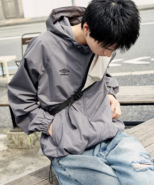 umbro（アンブロ） ブルゾン MEDIUM グレー メンズ : ZOZOTOWN Yahoo