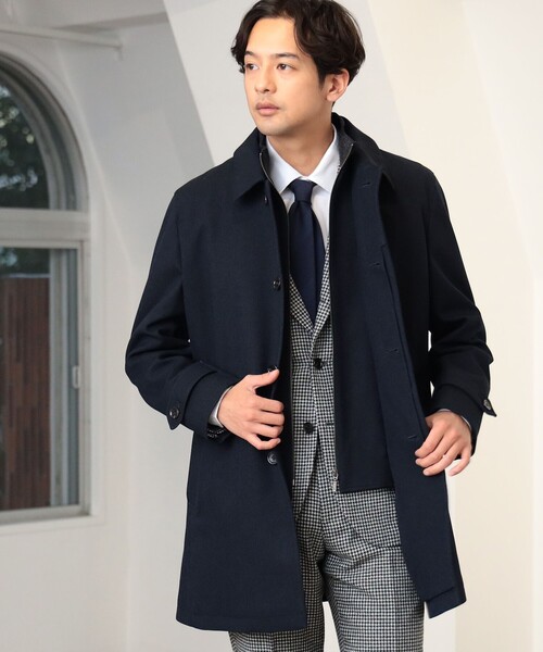 BEAMS HEART（ビームス ハート） ステンカラーコート X-LARGE ネイビー