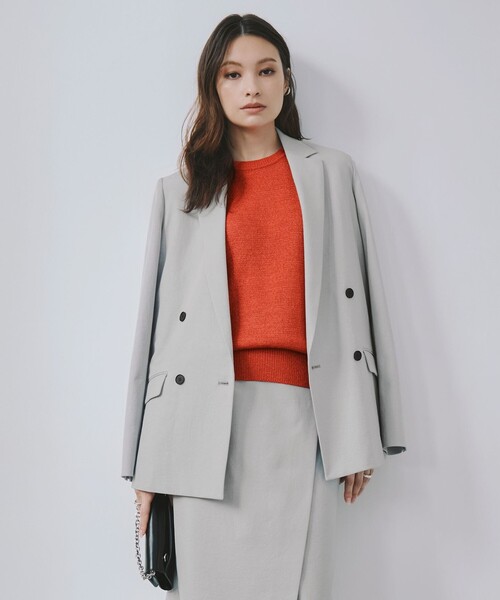 ICB（アイシービー） テーラードジャケット 0 ベージュ レディース