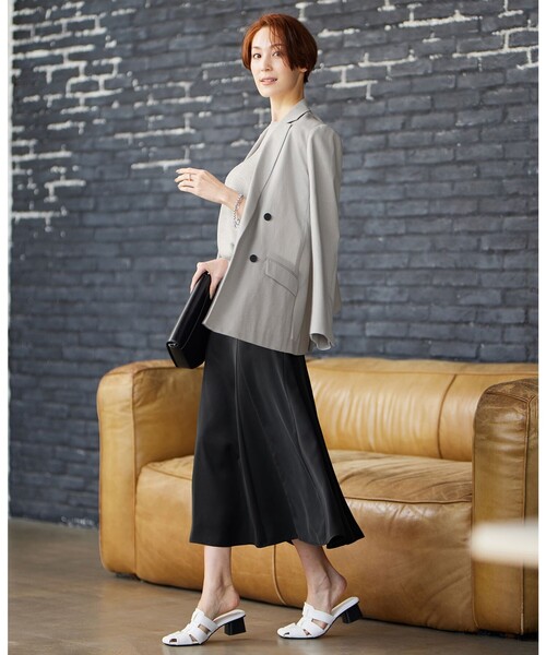 ICB（アイシービー） テーラードジャケット 0 ベージュ レディース