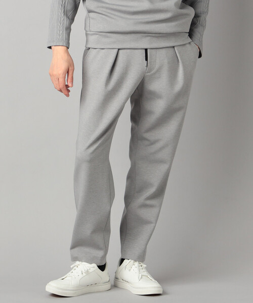 COMME CA MEN（コムサメン） パンツ ダウンファブリック タック